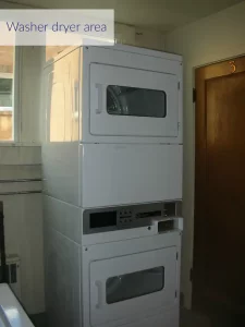 Washer dryer area